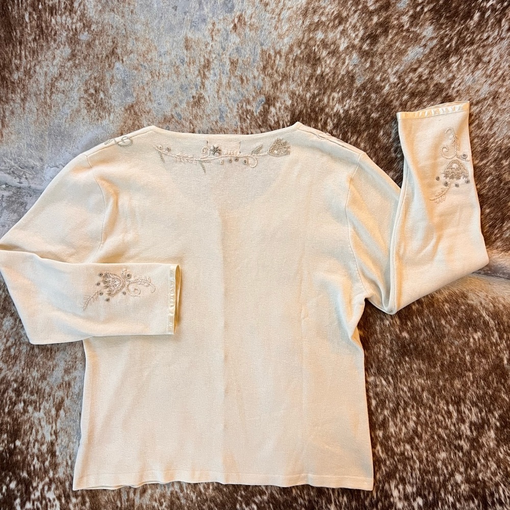 Icelandic Design Button Front Pattern Cardigan - image 4